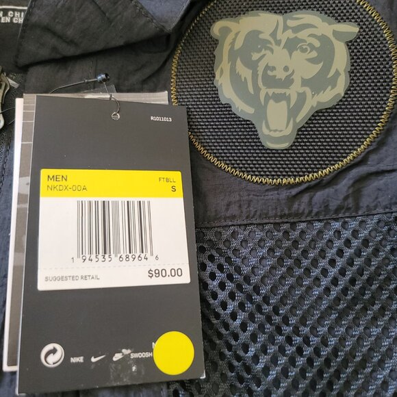 Chicago Bears NFL Football Salute To Service Full Zip-Up Jacket Mens Small - Picture 8 of 10